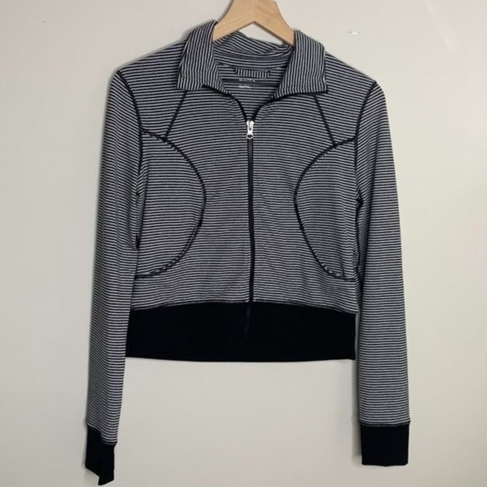 Zella Black White On Point Workout Jacket Size S - Picture 3 of 8